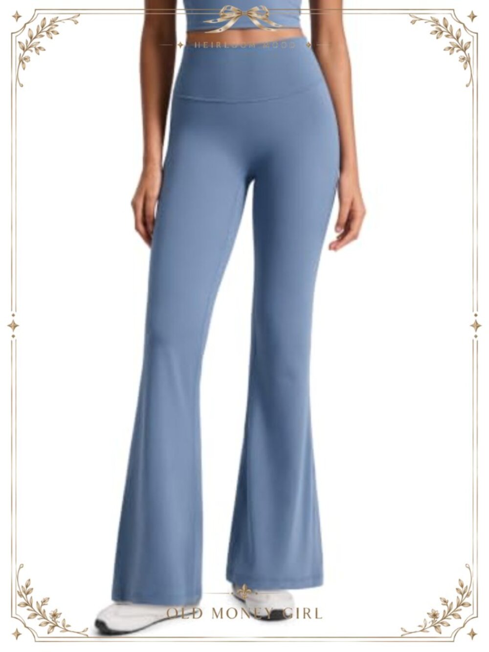 CRZ YOGA Softretch Flare Leggings High Rise No Front Seam Bootcut Yoga Pants